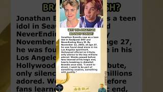 Why Did Jonathan Brandis Vanish