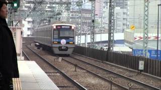 迫力の高速通過！！京急 大森海岸駅