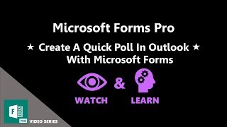 Create A Quick Poll In Outlook With Microsoft Forms