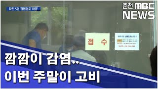 [춘천MBC]깜깜이 감염..이번 주말이 고비