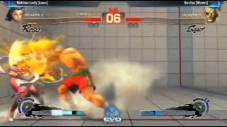 EVO 2014 - Luffy (Rose) vs. Bonchan (Sagat) - USFIV Grand Finals p1/2