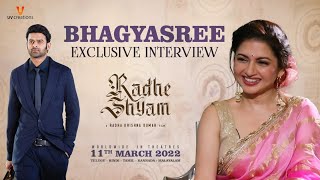 Bhagyasree Exclusive interview | Radhe Shyam | Prabhas | Pooja Hegde | 11th March Release