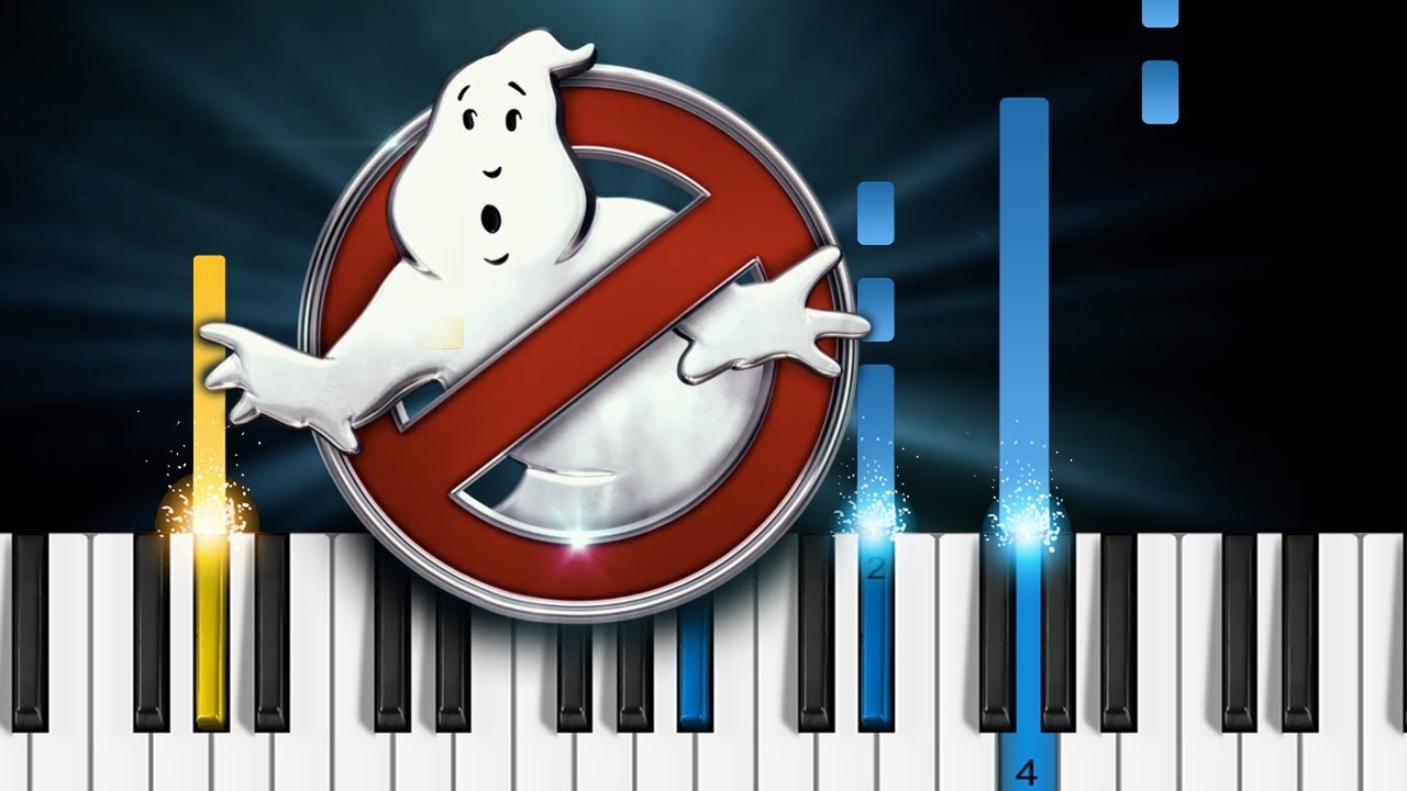 Ghostbusters Theme - Piano Tutorial & Sheet Music! - YouTube