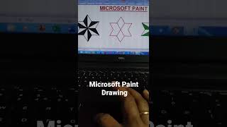 #shorts Microsoft paint drawing star #youtubeshort