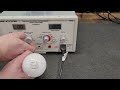 lets test an old incandescent light bulb with a sencore pr570 isolation transformer analyzer