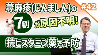 第42話 蕁麻疹(じんましん)の7割が原因不明！抗ヒスタミン薬で【予防】しよう（蕁麻疹の治療・後編）