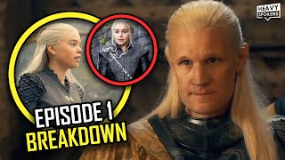 HOUSE OF THE DRAGON Episode 1 Breakdown & Ending Explained | Review & Game Of Thrones Easter Eggs