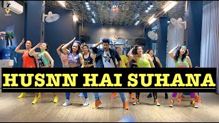 Husnn Hai Suhaana New Dance | Bollywood Zumba | Coolie No.1| VarunDhawan | Sara Ali | Vishal Zumba
