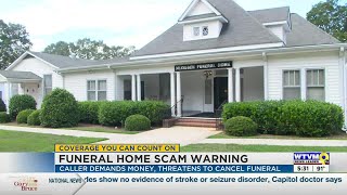 Georgia funeral homes warning families of over-the-phone payment scam