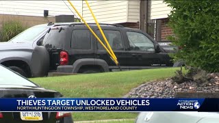 Neighbors report vehicles broken into, one stolen, in North Huntingdon