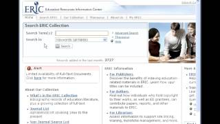 Websites for Teachers eric.ed.gov