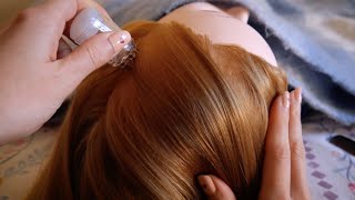 ASMR | Massage crânien, soin ciblé et doux brossage de cheveux