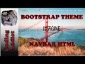 Bootstrap Theme 42 - Navbar HTML