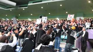 2010/10/30 ロッテVS中日 日本シリーズ 試合終了後の歓喜 at ナゴヤドーム