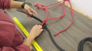 How to Attach a Lead Rope onto a Rope Halter - Without a Snap