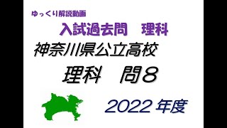 『神奈川県公立高校入試』2022年度理科　問８