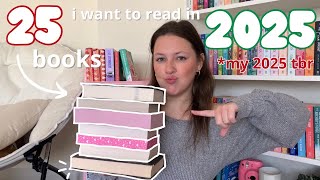 25 books i want to read in 2025 📚💌 *my 2025 tbr* bookmas day 7