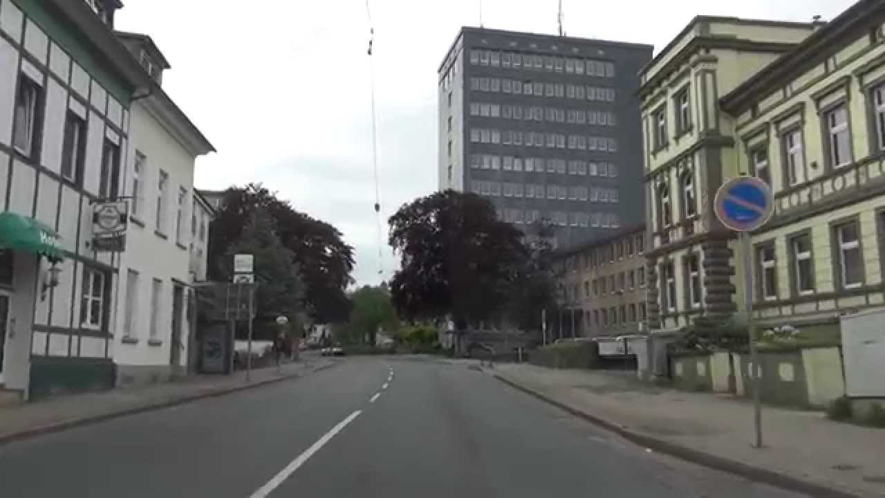 Iserlohn Fahrt Durch Die Friedrichstraße Und Durch Die Westfalenstraße ...