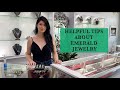 Helpful guide and tips about emeralds and emerald jewelry