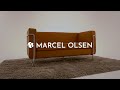 unleashing elegance the mo 77 sofa by marcel olsen caramel brown leather