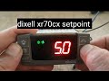 how to change dixell setpoint | dixel xr70cx programming #controller #zkmultitech