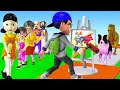 Scary Teacher 3D vs Squid Game Draw Animals Become Superhero 5 Times Challenge Nick Tani Better
