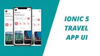 Travel App UI Ionic 5 | Ionic 5 UI Tutorial for Beginners | Speed Code