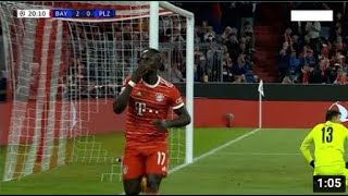 Sadio Mane goal | Bayern Munich vs Viktoria Plzen (3-0)