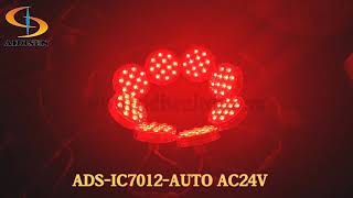 ADS IC7012 Auto auto-programmed color change ac24v 60mm 18leds smd5050 rgb led pixel light