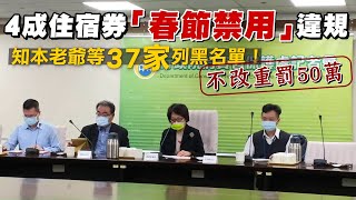 國旅陷阱4成住宿券「春節禁用」違規　知本老爺等37家列黑名單！業者不改重罰50萬 | 台灣新聞 Taiwan 蘋果新聞網