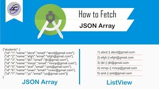 How to Parse JSON Array in Android Studio | JSONArray | Android Coding