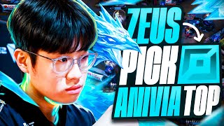 🔥ZEUS PICK ANIVIA TOP !! (LA NOUVELLE SECRET STRAT HLE)