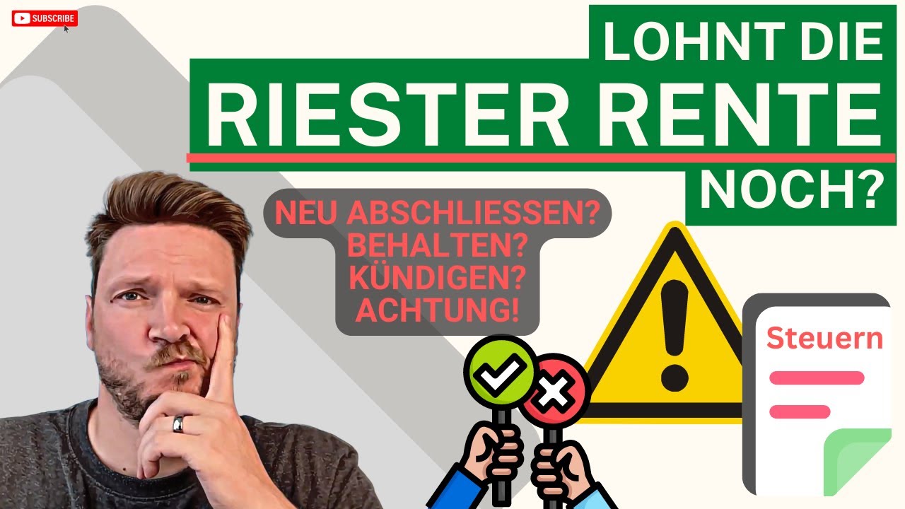 Lohnt Riestern Noch? Jetzt Riester Rente Abschließen, Behalten Oder ...