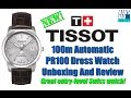 Boring But Nice Dress Watch! | Tissot 100m Automatic Dress Watch PR100 Unbox & Review