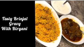 Tasty Brinjal Gravy For Biryani |Brinjal Chutney | Biryani Brinjal gravy| @Royal Kitchen \u0026 Vlog