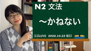 【N2文法】〜かねない (文法ライブ ＃3)