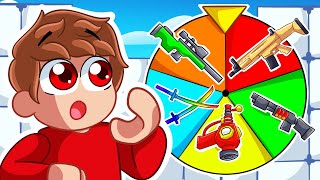 Sobrevive a la RULETA DE ARMAS en Roblox Rivals!