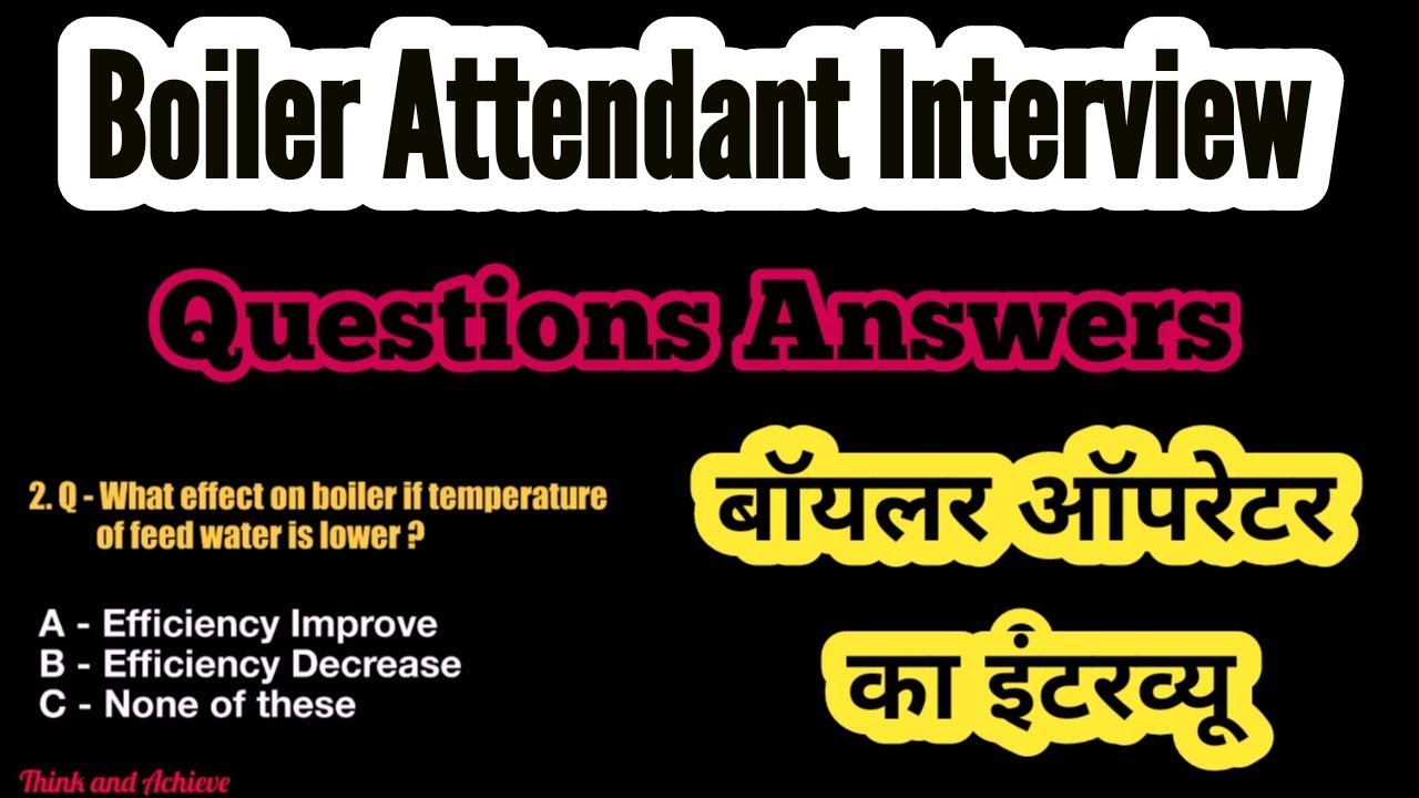 Top 10 Interview Questions On Boiler || ALP Questions Answers - YouTube