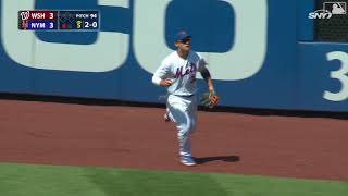 Conforto Robs Extra Base Hit