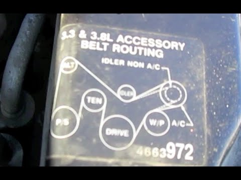 2000 Dodge Caravan BELT HOW TO INSTALL or REPLACE SERPENTINE BELT 2000 Dodge Caravan BELT HOW TO INSTALL or REPLACE SERPENTINE BELT