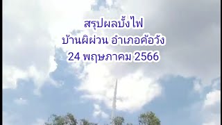 สรุปผลบั้งไฟ (บางบั้ง) บ้านผิผ่วน อำเภอค้อวัง  24 พฤษภาคม 2566