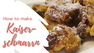 How to make Kaiserschmarrn||Baking||Vege Explorer