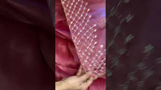 Meesho best jhimmy choo hand work saree || #saree #meeshosaree