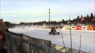 Modified ice race quad. Bonnechere cup