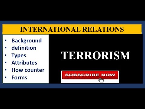 Terrorism And Its Types Complete Detail With Slides - YouTube