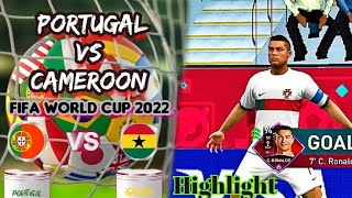 Portugal vs Cameron||FIFA world cup 2022|| gaming video