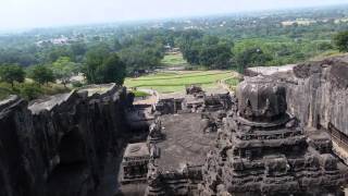 Ellora Kailasa Temple,  9-10C CE, from top