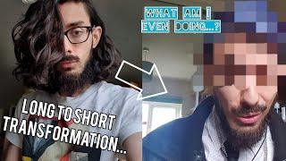 Drastic hair transformation - long to short - what the hell am I doing??