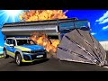 Highway Police Chase with EXPLOSIVE Diesel Tanker in BeamNG Drive Mods!