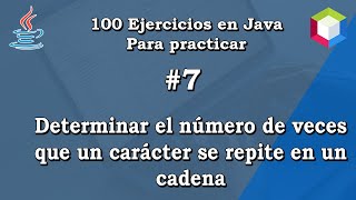 7. Obtener los caracteres que se repiten en una cadena ||✅ 100 ejercicios en Java para practicar💻||